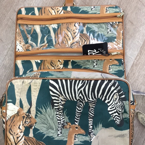 Herz 90’s vintage Safari travel crossbody purse bag - Picture 7 of 16